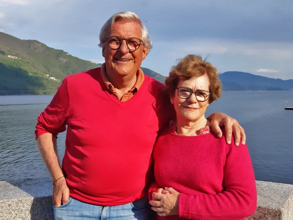 Familie van Erp, Cannobbio, Lago Maggiore, Noord Italië